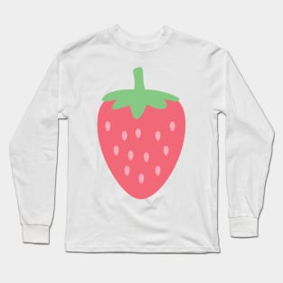 Strawberry Kawaii Cute Red Pink Long Sleeve T-Shirt